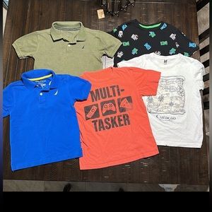 Boys size 7 tops 5pcs
